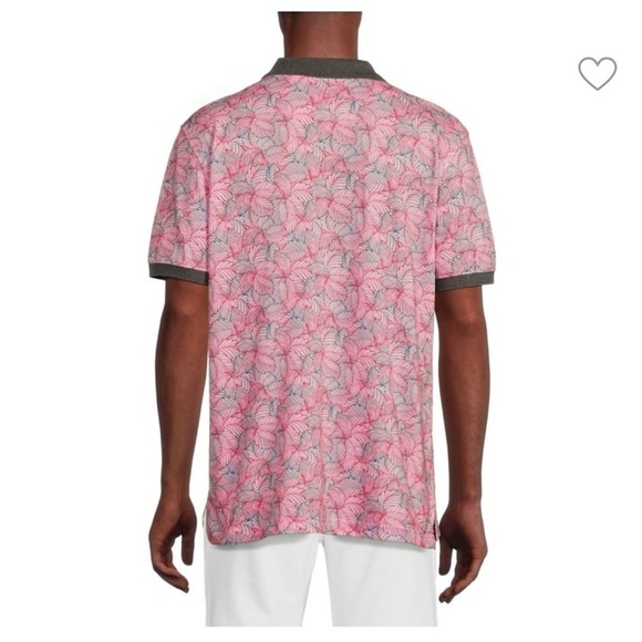 Neilson Creek Leaf Print Polo men’s - Picture 3 of 13